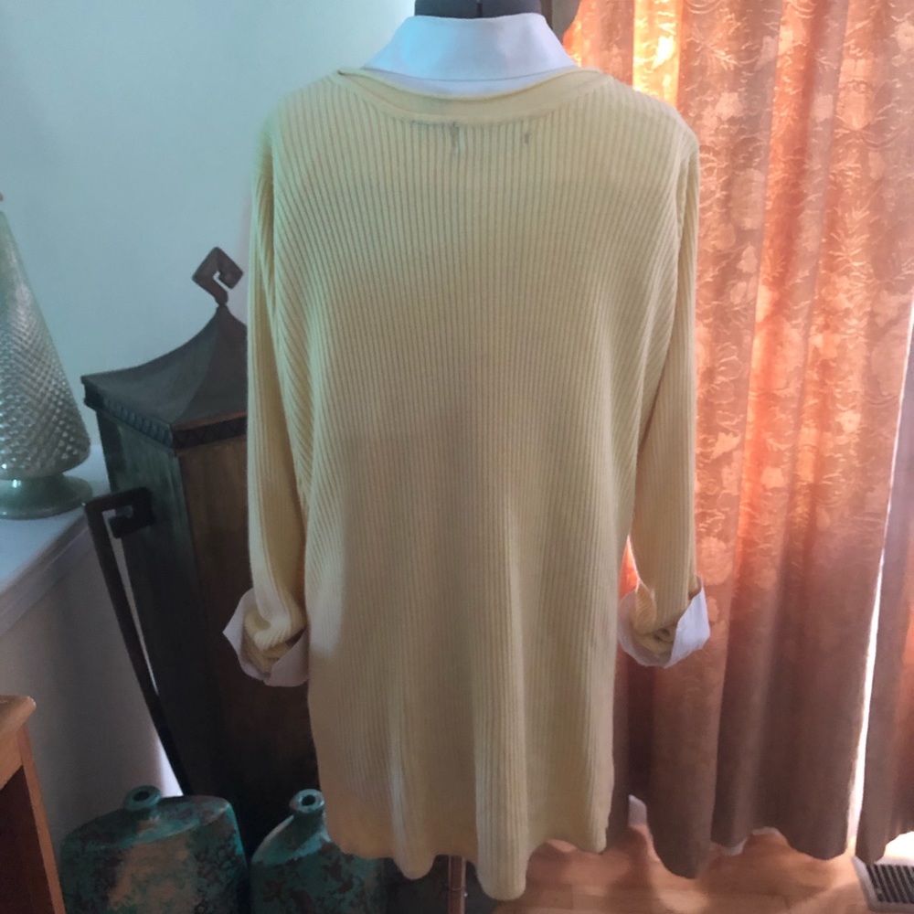 Stefano Basics Soft Yellow Sweater L - Picture 4 of 7